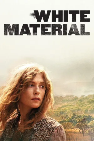 Белый материал — постер