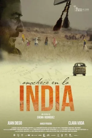 Anochece en la India — постер
