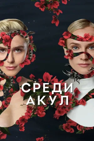 Среди акул — постер