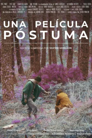 Una película póstuma — постер