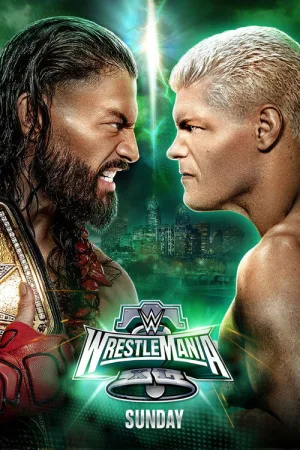 WrestleMania XL Sunday — постер